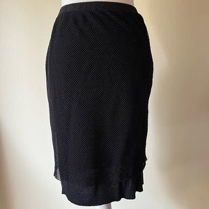 bobeau fishnet skirt